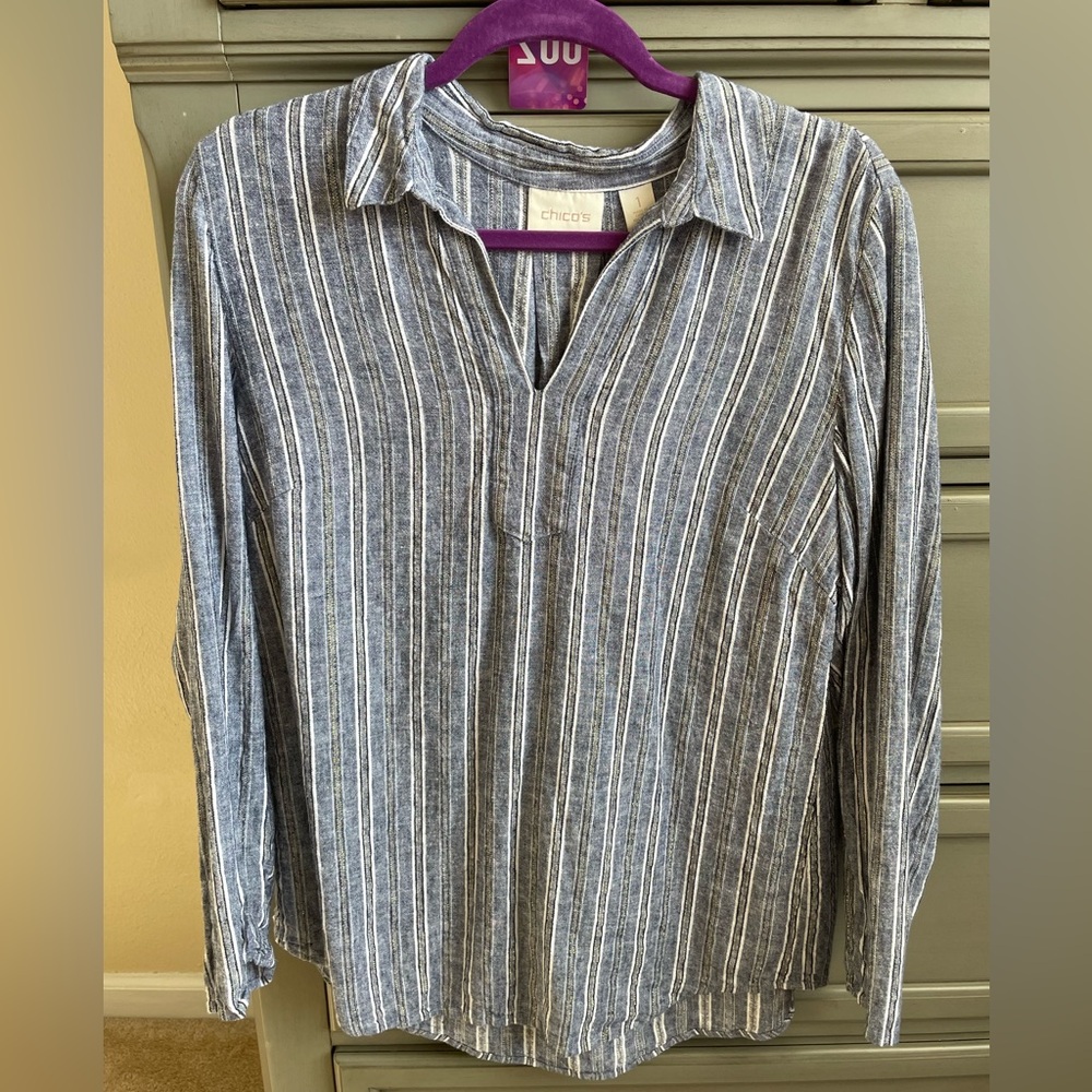 Striped Chico’s Shirt